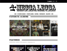 Tablet Screenshot of meccalecca.com